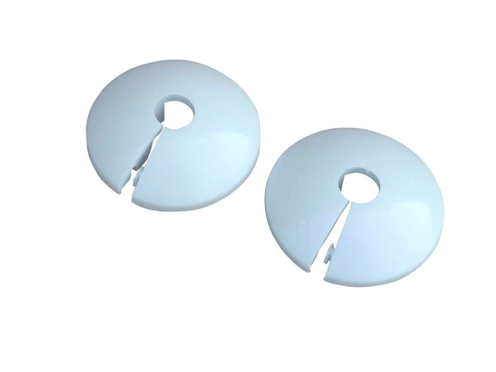 Plastrosett 1/2" hvit - 2 stk.